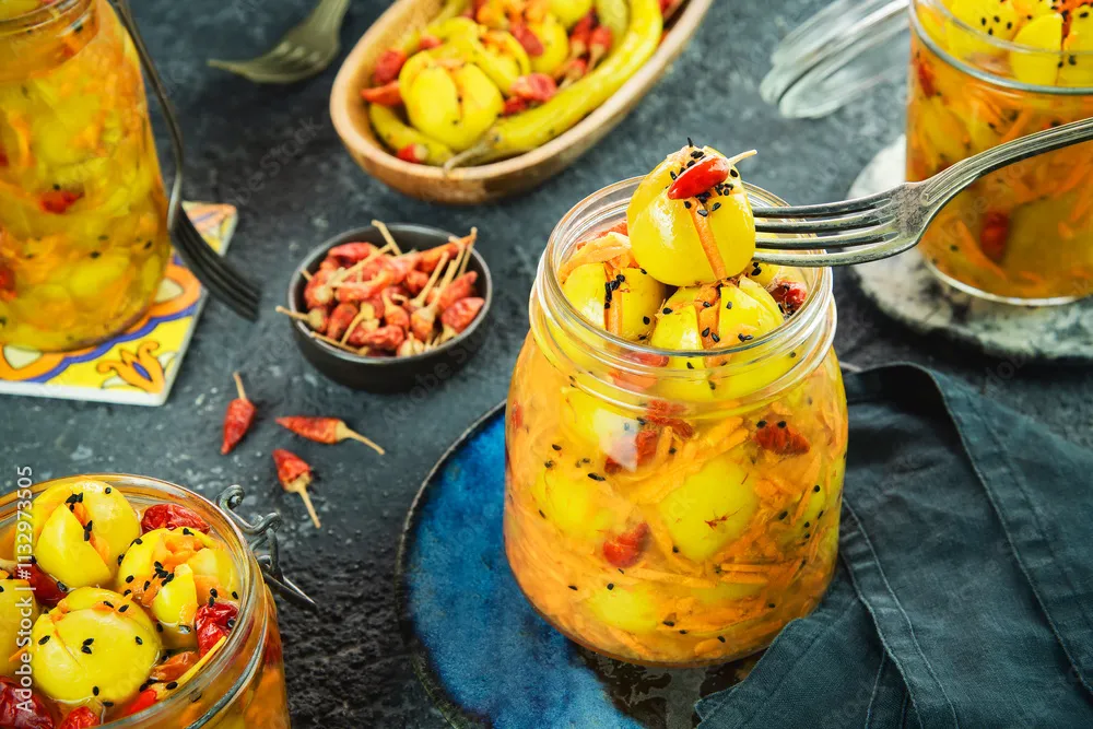 homemade Indian pickles